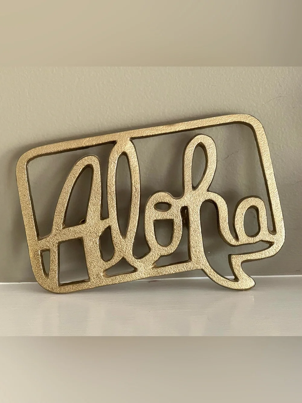 'Aloha' Wall Plaque